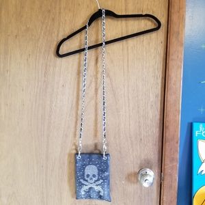 Cross Body Skull and Gun Purse